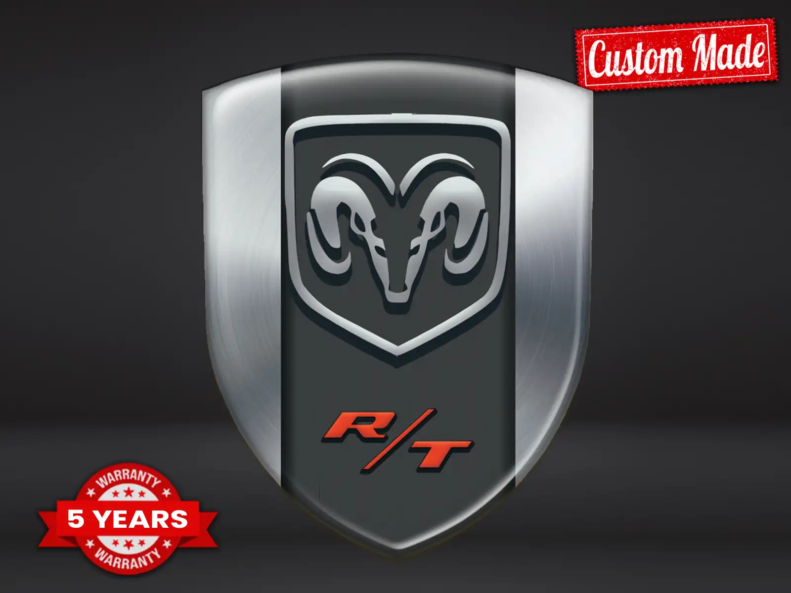 Dodge Sticker on Self Adhesive Custom Look Superior Cars